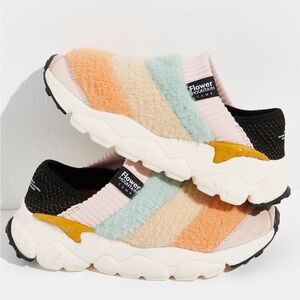 Flower Mountain Kim Shearling Slip-On Sneakers